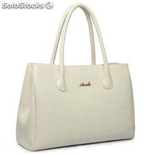 Bolso de piel para mujer Serie Primera Dama (blanco)