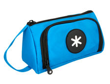 Bolso escolar portatodo antartik con bolsillo delantero desplegable color azul