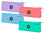 Bolso escolar portatodo antartik silicona triangular colores surtidos pastel - 1