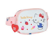 Bolso escolar safta riñonera infantil 140X40X110 mm hello kitty happiness girl