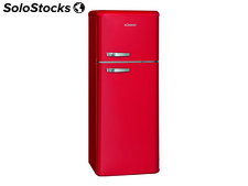 Bomann Double Door Refrigerator DTR 353 (red)