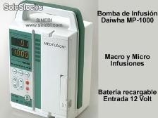 Bomba de Infusión Perfusión Micro Macro MP-1000