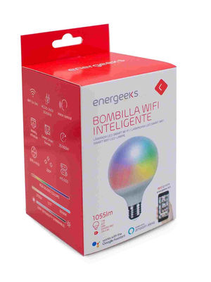 Bombila wifi G95 11W 1055LM rgb+cct energeeks eg-BWG9511W001 - Foto 5