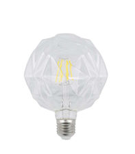 Bombilla led 6W Diamante acabado transparente 15cm(alto) 11cm(ancho) 11cm(largo)