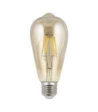 Bombilla led 6W Pera acabado ambar 14 cm(alto)7 cm(ancho)7 cm(largo)