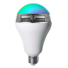 Bombilla LED con Altavoz y Bluetooth E27 9W 350lm RGB 15000H 7hSevenOn