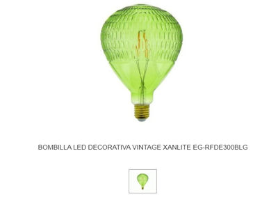 Bombilla led decorativa vintage xanlite eg-RFDE300BLG - Foto 3