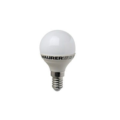 Bombilla Led Esferica E14. 4 W. - 25 W. 300 lúmenes. Luz calida. (3000Â°K).