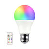 Bombilla LED Estándar E27 9W Equi.60W 806lm RGB con Mando a Distancia 25000H