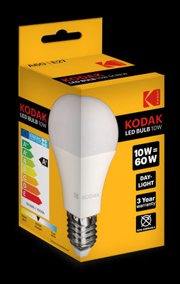 Bombilla led estándar Kodak A60 E27 10W luz dia