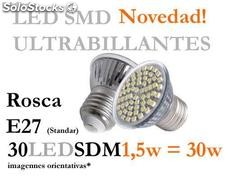 Bombillas LED Ultra-Billantes SDM +37% de luminosidad (Consumo 1,5w)