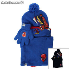 Bonnet gant cache cou Spiderman