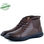 Boots confortables pour homme 100% cuir marron - 1