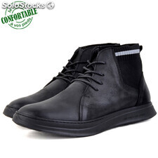 Boots confortables pour homme 100% cuir nubuck