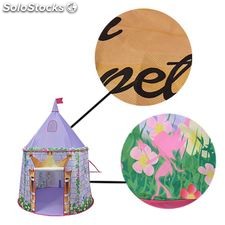 Boppi Canvas Purple Princess Castle Tent TE-1153