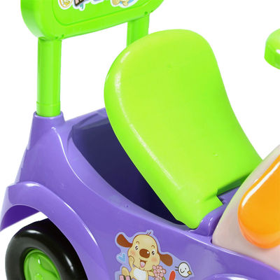 Bopster ride on animal purple and green dog