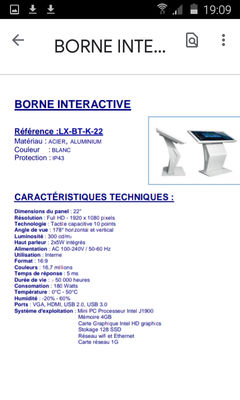 Borne interactive