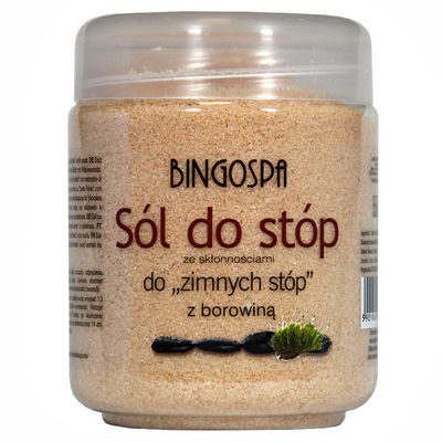 Borowinowa sól do stóp bingospa