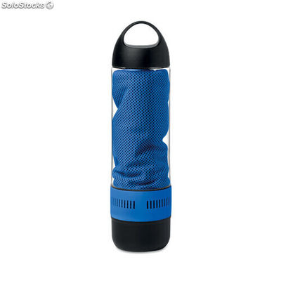 Borraccia in tritan/speaker blu royal MIMO9158-37