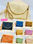 Borse pochette borsetta in paglia estive a mano artigianale vintage stock - Foto 2