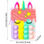 Borse pop-it unicorno all&amp;#39;ingrosso - Foto 4