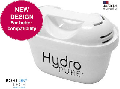 Boston Tech Hydro Pure+ Pack 6 filtri per Acqua Cartucce filtranti compatibili - Foto 3