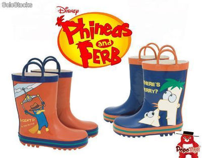 Botas de agua Phineas y Ferb