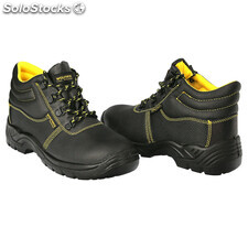 Botas Seguridad S3 Piel Negra Wolfpack Nº 45 Vestuario Laboral,calzado
