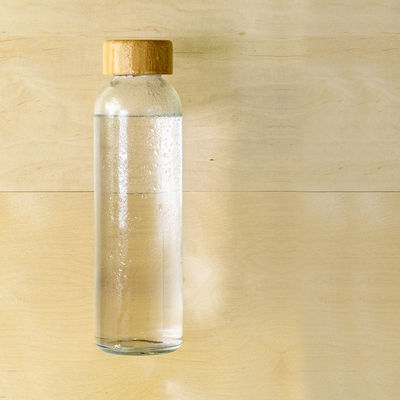 Botella 500 ml. cristal y bambú - Foto 5