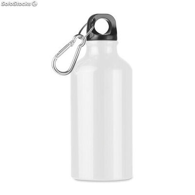 Botella aluminio 400 ml blanco MIMO9805-06