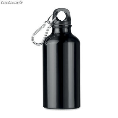 Botella aluminio 400 ml negro MIMO9805-03