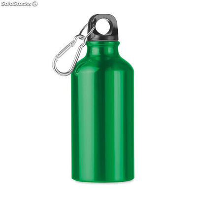 Botella aluminio 400 ml verde MIMO9805-09