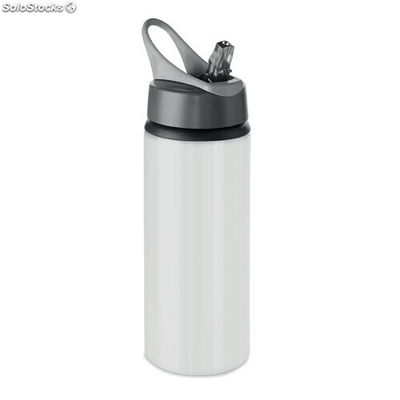 Botella aluminio 600 ml blanco MIMO9840-06