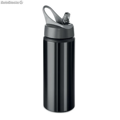 Botella aluminio 600 ml negro MIMO9840-03