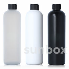Botella b3-tall 1000ml transparente/blanco/negro