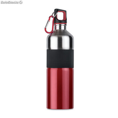 Botella de acero inox. 750 ml rojo MIMO7490-05