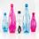 Botella de agua de colores personalizada Healsi - 1