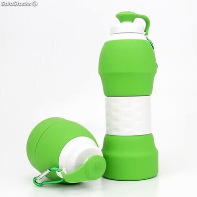 Botella de agua plegable Botellas de agua deportivas plegables al mayor tipo2
