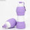 Botella de agua plegable Botellas de agua deportivas plegables al mayor tipo6 - Foto 2