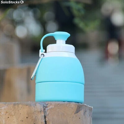 Botella de agua plegable Botellas de agua deportivas plegables al mayor tipo8 - Foto 3