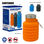 Botella de agua plegable de silicona; de 500ml ideal para senderismo y deporte - 1