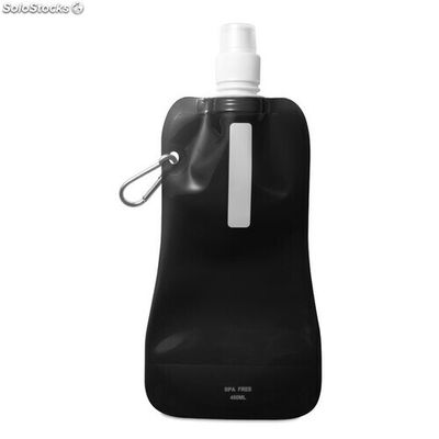 Botella de agua plegable negro MIMO8294-03