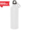 Botella de aluminio con mosqueton 800 ml. &quot;tuareg&quot; - GS3650