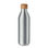 Botella de aluminio con tapa de bambú. Capacidad: 550ml. - Foto 2