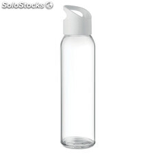 Botella de cristal 470ml blanco MIMO9746-06