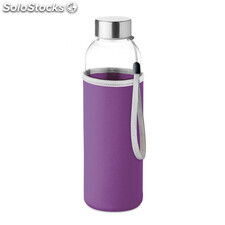 Botella de cristal 500ml violeta MIMO9358-21