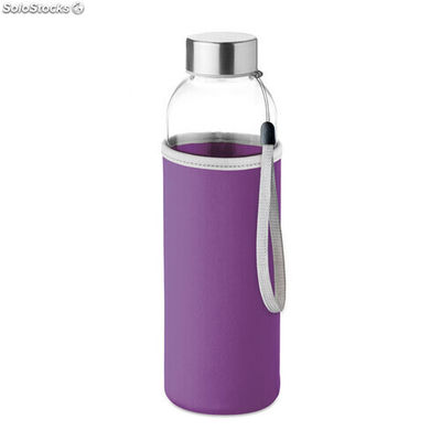Botella de cristal 500ml violeta MIMO9358-21