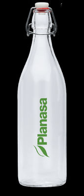 Botella de cristal con tapón mecánico RETRO LISA - Foto 2