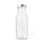 Botella de cristal DINA de 785ml con tapón de rosca plateado - Foto 2