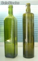 Botella de Cristal Vidrio para Aceite de Oliva